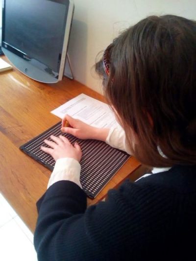 Apprentissage du braille